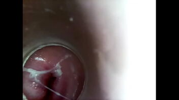 Real blonde’s homemade video with 8 inch dildo in her wet gash
